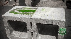 A kezelt betonfelületről lepereg a víz